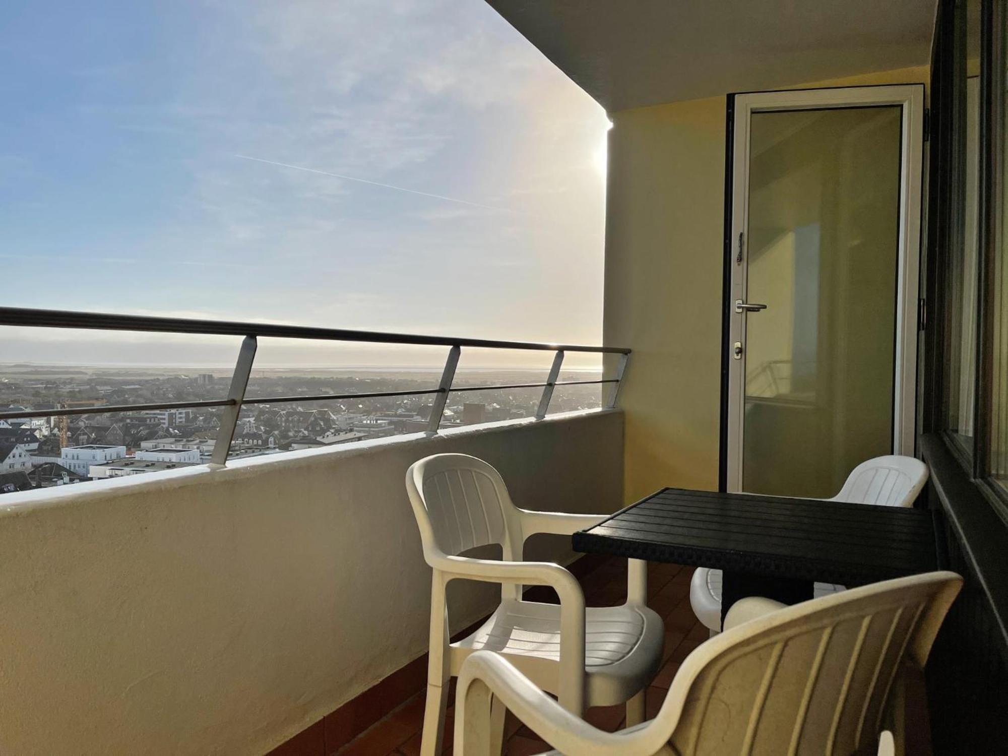 Haus Metropol App 327 Mit Meerblick Und Cityblick 3 Balkone Westerland Luaran gambar